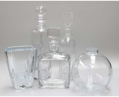Swedish Studio Glass, including Orrefors, Kosta Boda and Strömbergshyttan, together with "Swedish Art in Glass 1900-1990" one