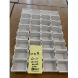 Lot de contenants pour sucre en plastique