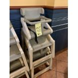 (2) Chaises haute bébé RUBBERMAID