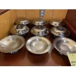 Lot de 12 bols acier inox