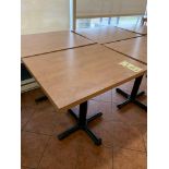 (10) Tables Bistro 30 x 24" QUANTITÉ x PRIX MISÉ