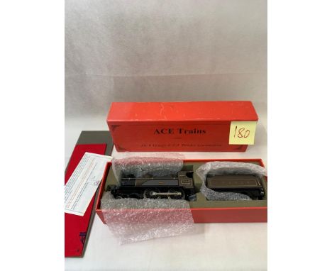 ACE TRAINS 0 Gauge 3 rail electric 4-4-0 engine and tender, London, Brighton and South Coast livery (LB and SCR)    Condition