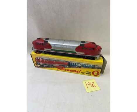 Rivarossi 0 Gauge 3 rail electric engine, 7102 b-c express twin bogey diesel £20-30    Condition 3    198