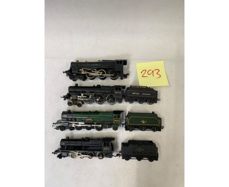 Hornby Dublo LMS 46201 Princess Elizabeth BR Green + tender , Hornby Dublo LMS 8F 48073, BR Black + tender, Graham Farish LMS