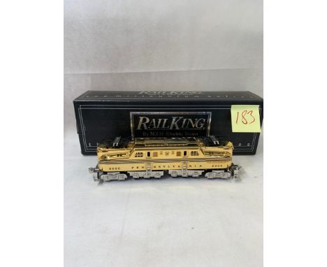MTH RAILKING 0 gauge electric gold plated mod GG1 locomotive 4-12-4 config. with operating instructions 7 Warranty papers    