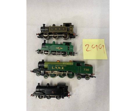 Hornby LBSC E2 100 LBSCR Marsh Umber, Wrenn SER R1 31340 BR green, LBSCR L1 730 Dark & Light green maybe scratch built, Hornb
