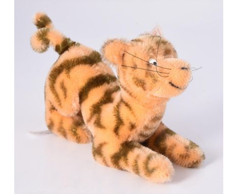 
	
		STEIFF, TIGGER, 04798, CLASSIC POOH COLLECTION, CIRCA 2000
		Limited edition of 5,000, orange and black striped mohair, 