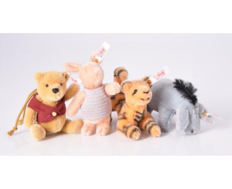 
	
		STEIFF, WINNIE THE POOH MINIATURE SET, 03211, CIRCA 2002
		Limited edition of 5,000, comprising Tigger, Piglet, Eeyore, 