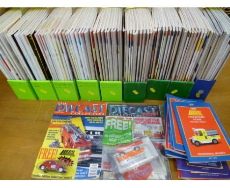 THE DIECAST COLLECTOR MAGAZINE NO.1-152 (EXCLUDING 146) INCLUDING SPECIAL COLLECTORS ISSUE SPRING 2001, MODEL COLLECTOR ISSUE