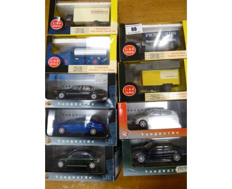 9 MIXED VANGUARDS VEHICLES INCLUDING LIMITED EDITION, JAGUAR, VAUXHALL, ROVER MG ETC