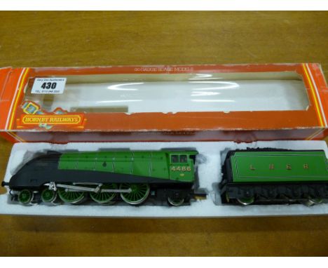 BOXED HORNBY  LNER PACIFIC 4-6-2 A4 4486 MERLIN ENGINE AND TENDER