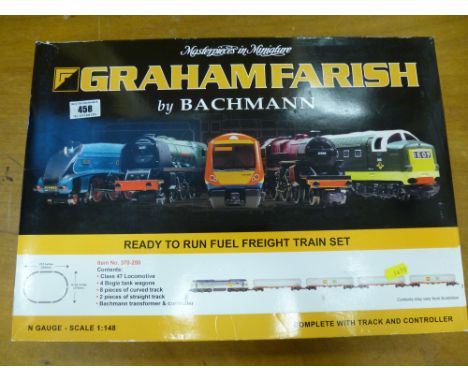 GRAHAM FARISH BY BACHMANN READY TO RUN FUEL FREIGHT TRAIN SET