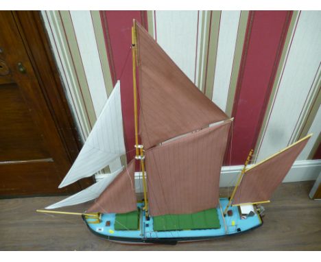 LARGE MODEL OF THE 'CAMBRIA' BOAT