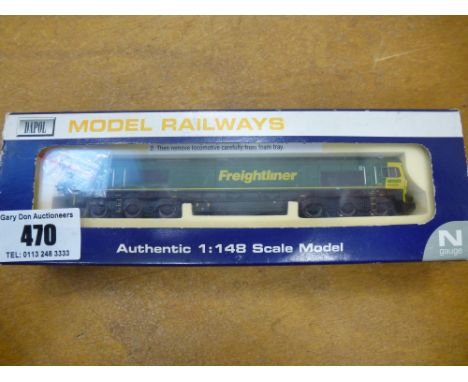 N GAUGE DAPOL MODEL RAILWAYS ND-052 CLASS 66 FREIGHTLINER 66566
