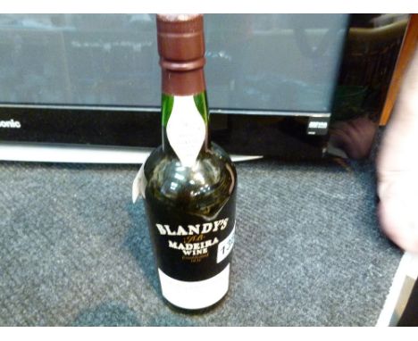 Unopened 70 cl bottle of Blandy's Madeira wine, sealed with contents 