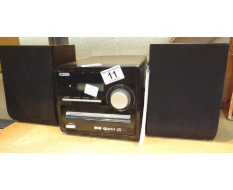 Acoustic Solutions micro hifi system with manual and remote