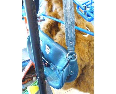 Large Christian Dior ladies fur handbag plus one other
