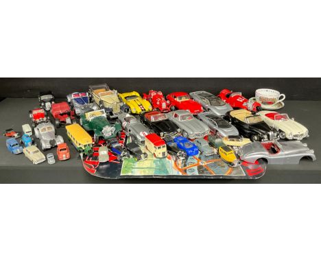 Toys &amp; Juvenalia - a collection of unboxed model cars, various manufacturers including Maisto and Bburago; a Royal Worces