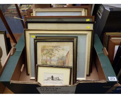 Pictures and Prints in two boxes
