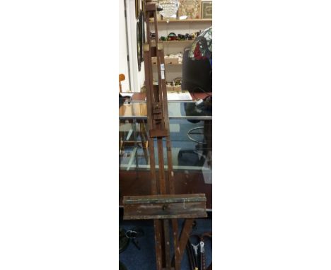 Wooden artist's easel