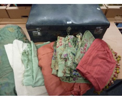 Vintage textiles - suitcase and contents of vintage textiles

Provenance: Charlotte Louise Adela Evelina Rothschild (1873 - 1