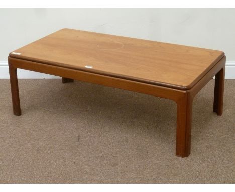 G-Plan teak vintage retro coffee table, 57cm 107cm, H37cm