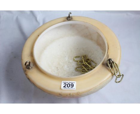 Antique pendant lamp shade 