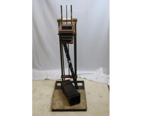 Victorian photgraphic enlarger - ripe for conversion to a lighting base for your warehouse apartment 