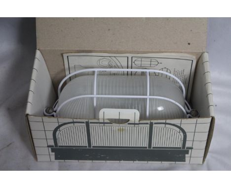 Habitat Hublot Ovale white Bulkhead light in box with instructions, unused, as seen, length 20cm 