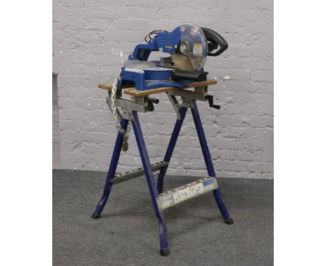 A Strategy 230 volt crop saw on Richmond work bench.
