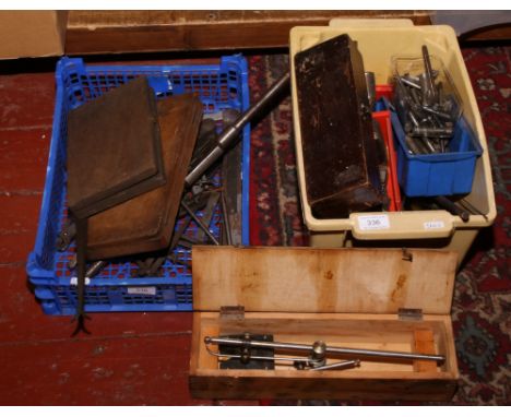 Two boxes of engineering&nbsp; / cutting tools.