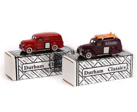 2 Durham Classics. 2 1939 Ford Panel Delivery – ‘K & R Toy Shows & Auctions 1993’ in metallic maroon with beige interior, ‘Su