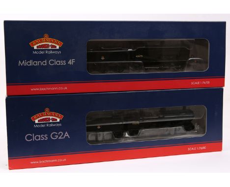 2 Bachmann Branch-Line OO gauge steam locomotives. BR Midland Compound 1000 class 4-4-0 tender locomotive (31-933) RN 41157 i