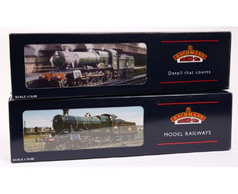 2 Bachmann Branch-Line OO gauge steam locomotives. A class 43xx GWR 2-6-0 tender locomotive (31-830) RN 5321 in unlined Bruns