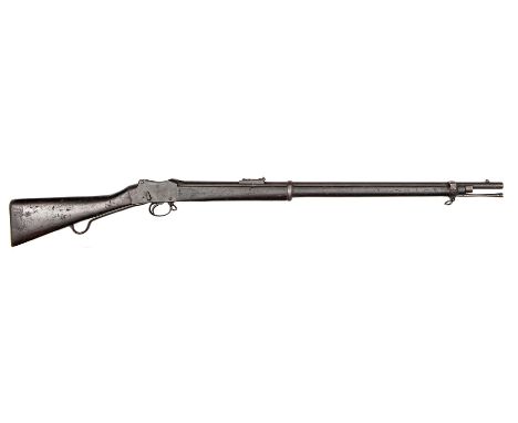 A .577/450” Mark IV Martini Henry rifle,  49½” overall, barrel 33¼” with ordnance proofs and inspector’s marks (faint), the a