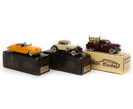 3 Brooklin Collection. 1953 Pontiac Pick-Up BRK31x ‘Wessex Model & Toy Collectors 1991’ in metallic maroon with tan interior 