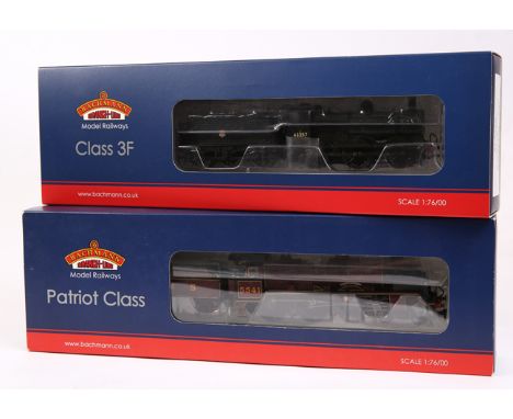 2 Bachmann Branch-Line OO gauge steam locomotives. An LMS Patriot class 4-6-0 tender locomotive (31-212) RN 5541 ‘Duke of Sut