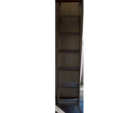 An aluminium step ladder