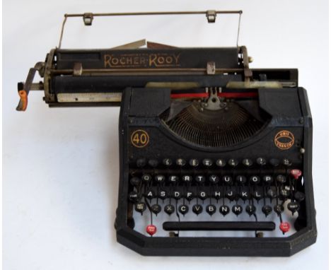 A Rocher-Rooy vintage French typewriter