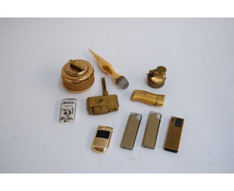 A quantity of vintage cigarette lighters