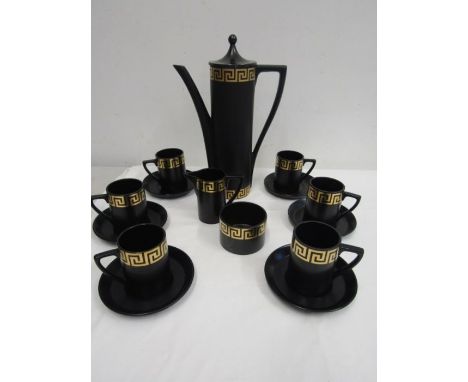 Portmeirion Greek Key' tea set for 6