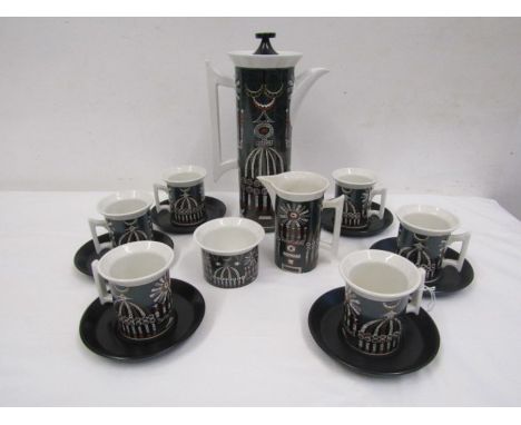 Portmeirion 'Magic City' tea set for 6