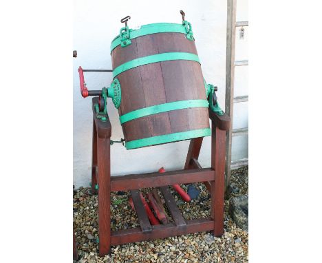 Early 20th century Hathaway Maker, Chippenham, England butter churn, H 129cm