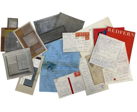 Ben Nicholson (1894-1982) & Margaret Gardiner (1904-2005) Letters, cards and brochures sent from Nicholson to the artist Davi