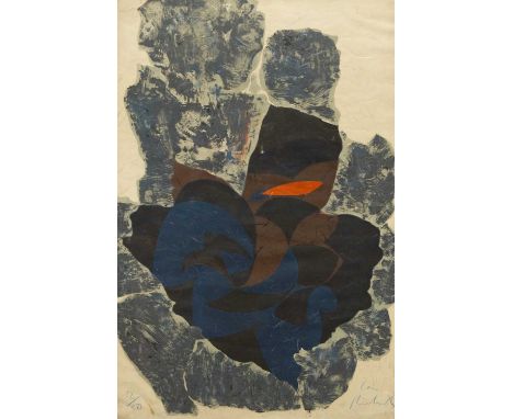 Ceri RICHARDS (1903-1971) Le Poisson d'Or, 1959 Lithograph, signed, numbered 12/50, sheet 75.5 x 51cm, framed 91 x 65cmThis w