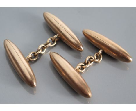 A Pair of 9ct Gold Cufflinks