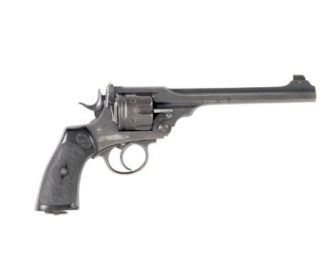 A .455 (Eley) 'W.S. Army Model' revolver by Webley &amp; Scott, no. 125419Retaining much blued finish, the body stamped W.S. 