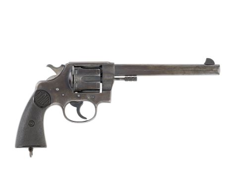A .45(Colt) 'New Service' revolver by Colt, no. 61723The top of the barrel stamped Colt's PT. F.A. MFG. Co., Hartford C.T., U