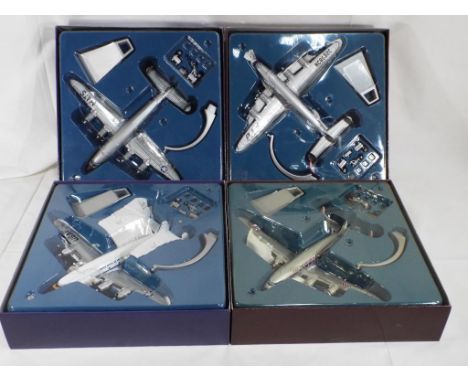 Corgi - four 1:144 scale military aeroplanes from the Corgi Aviation Archive, all areoplanes are Lockheed, ref Nos. 47506, 47