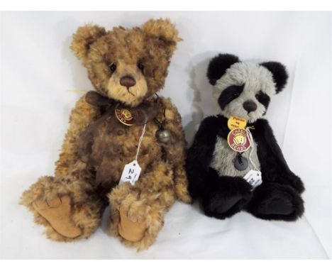 Charlie Bears - a Charlie Bear entitled Ewan product No. CB183959 with original tags and button necklace, approximate height 